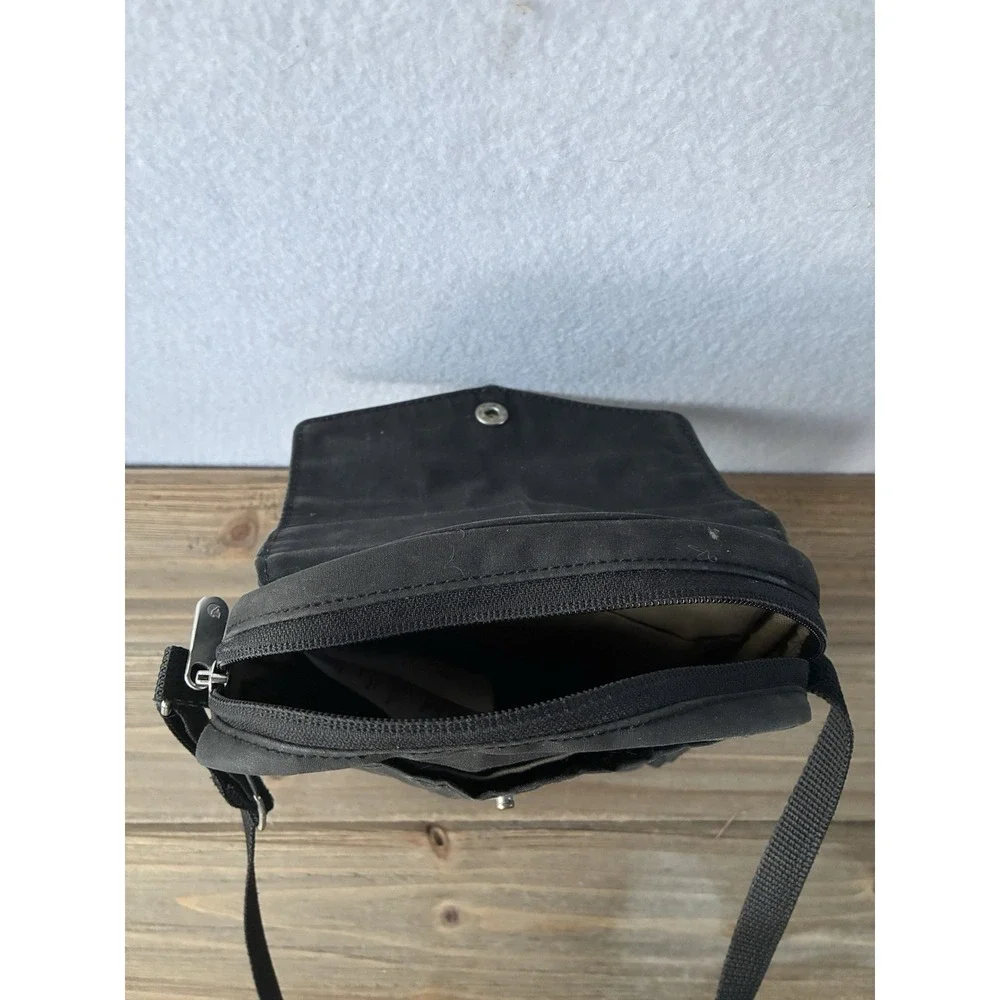 Fjallräven Greenland Pocket Bag Black Canvas Crossbody‎